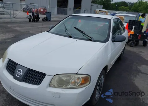 2006 Nissan Sentra 1.8S из США, поврежденный, VIN 3N1CB51D26L510984